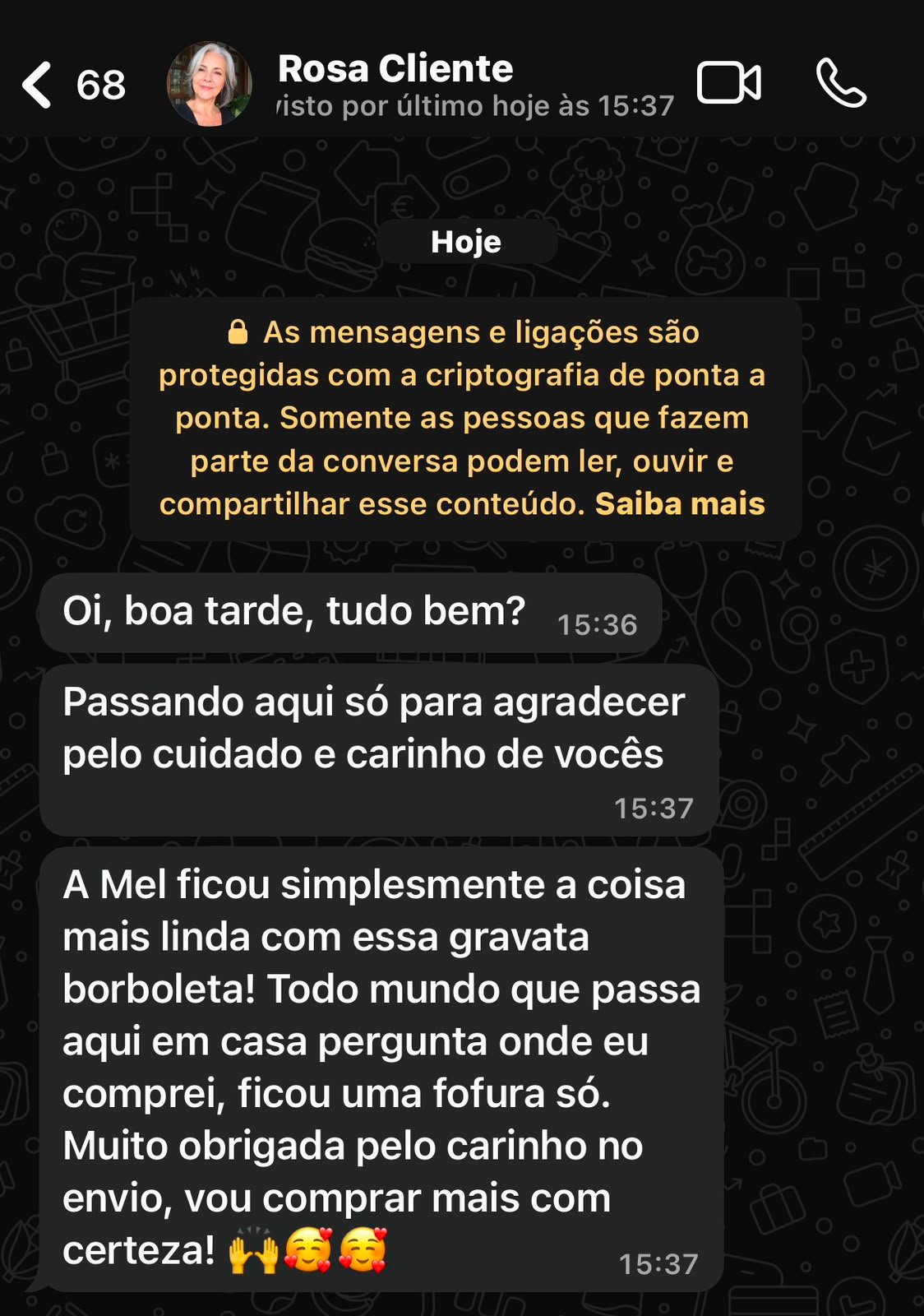 Depoimento WhatsApp 1